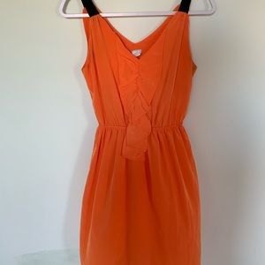 Orange sun dress
